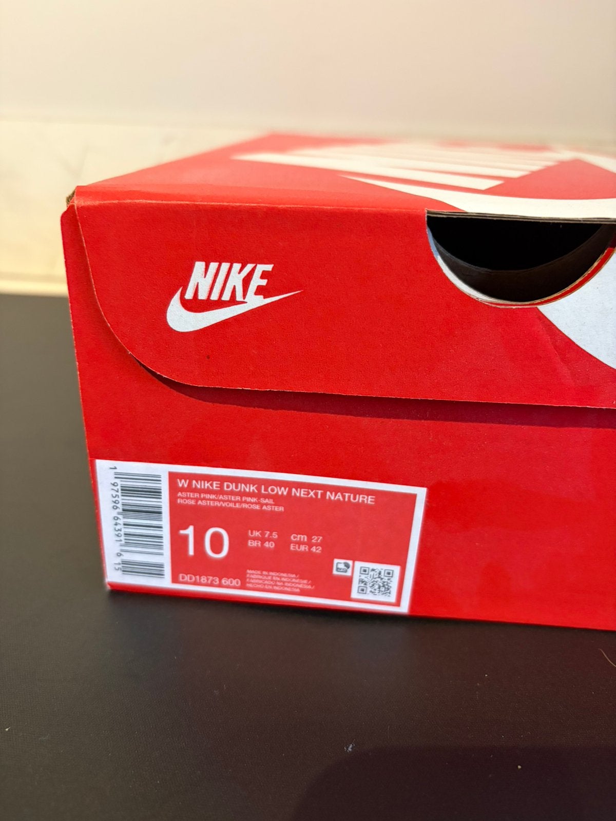 Nike dunk roze maat 42, Nieuw, Ophalen of Verzenden, Sneakers of Gympen, Roze