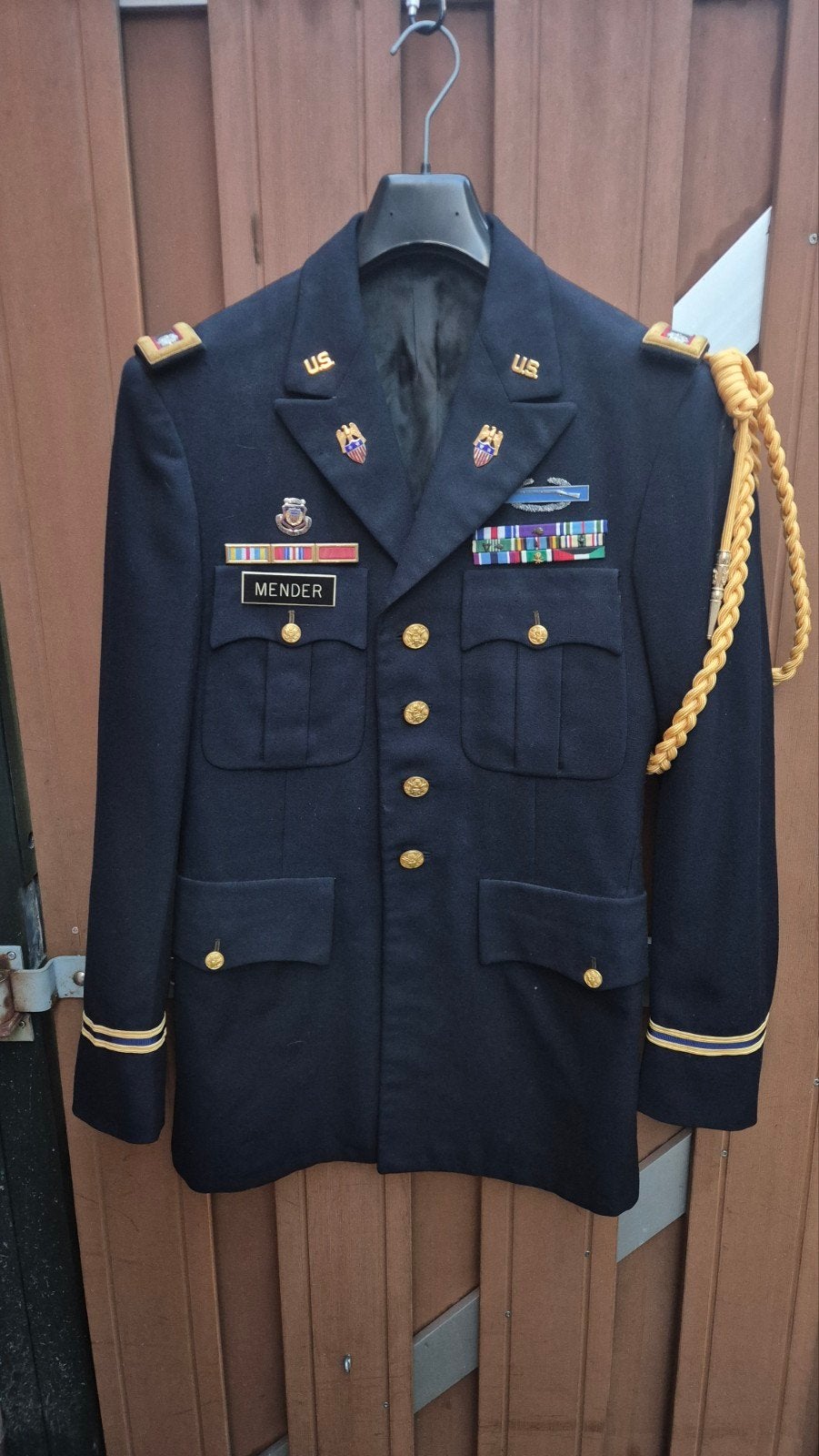 Originele U.S. Army Dress Blue Jas – Lieutenant Colonel, Ophalen of Verzenden, Landmacht, Amerika