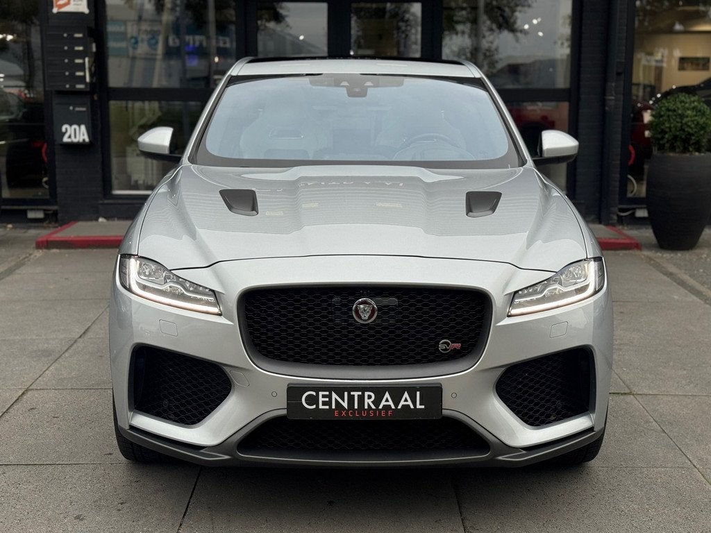 Jaguar F-Pace SVR 5.0 V8 AWD 550PK|Pano|Carbon|Meridian|Head, Automaat, Adaptive Cruise Control, Bedrijf, Vierwielaandrijving