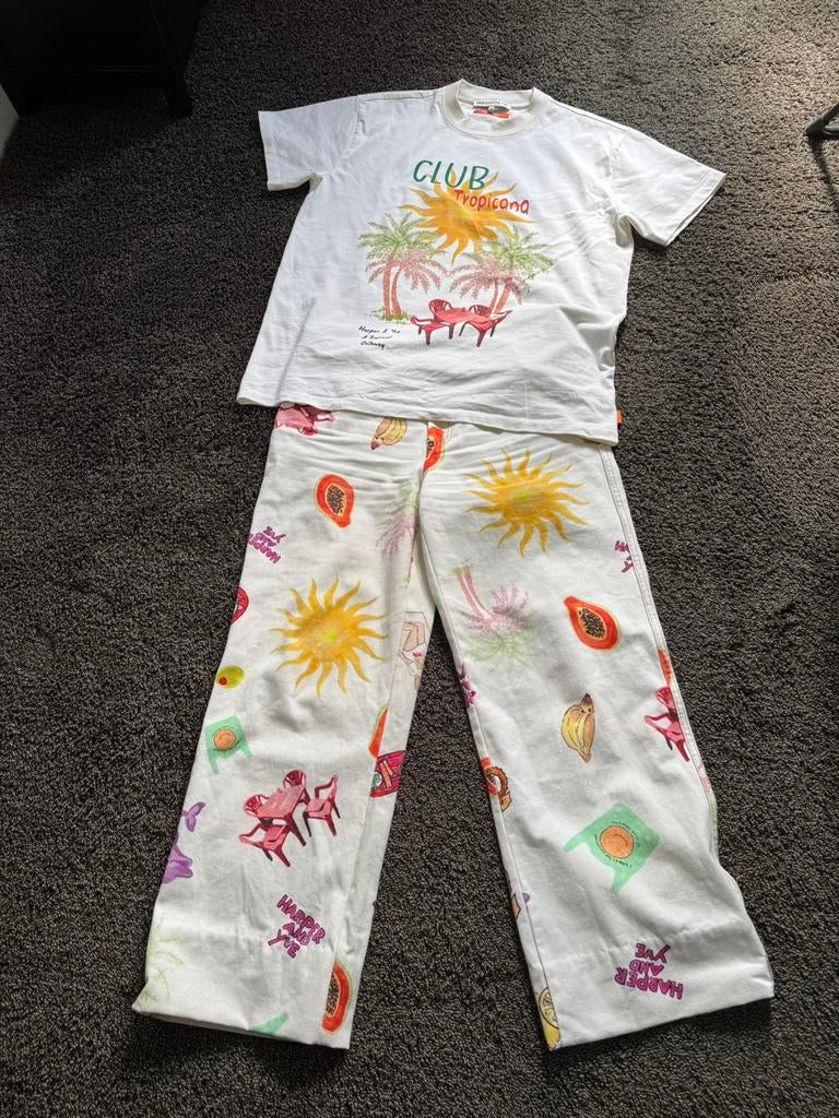 Harper & Yve club tropicana shirt maat M valt groot, Ophalen of Verzenden, Zo goed als nieuw, Maat 38/40 (M)