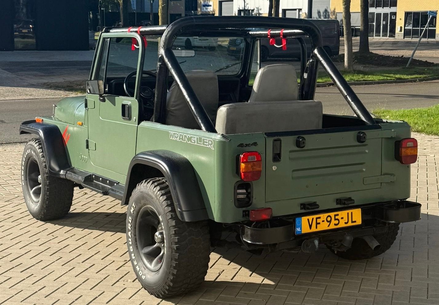 ‼️JEEP WRANGLER YJ 2.5 4WD BJ1989 GROEN HARDTOP SOFTTOP‼️, 2500 cc, 4 cilinders, Leder, Bedrijf