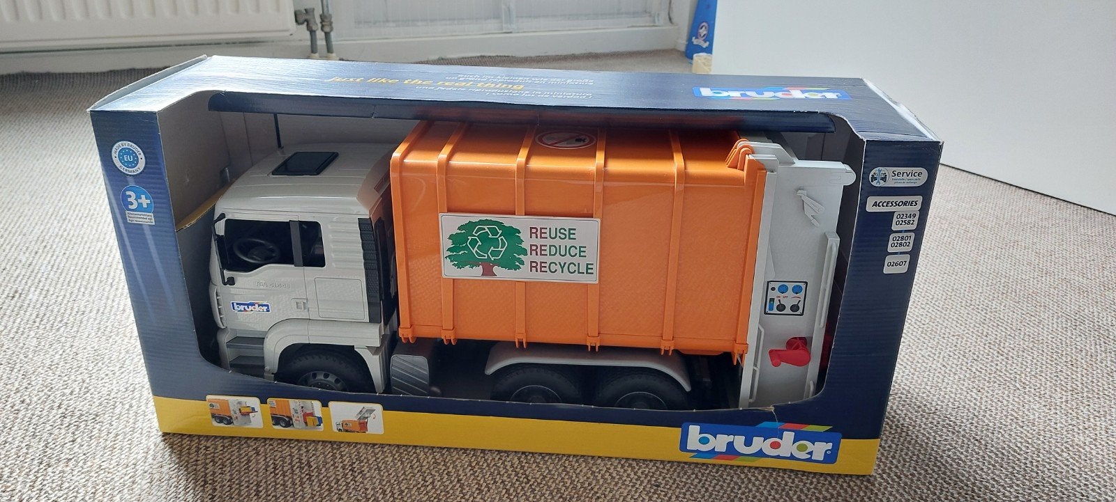 Bruder MAN TGA Vuilniswagen - Zo goed als nieuw, Ophalen of Verzenden, Zo goed als nieuw