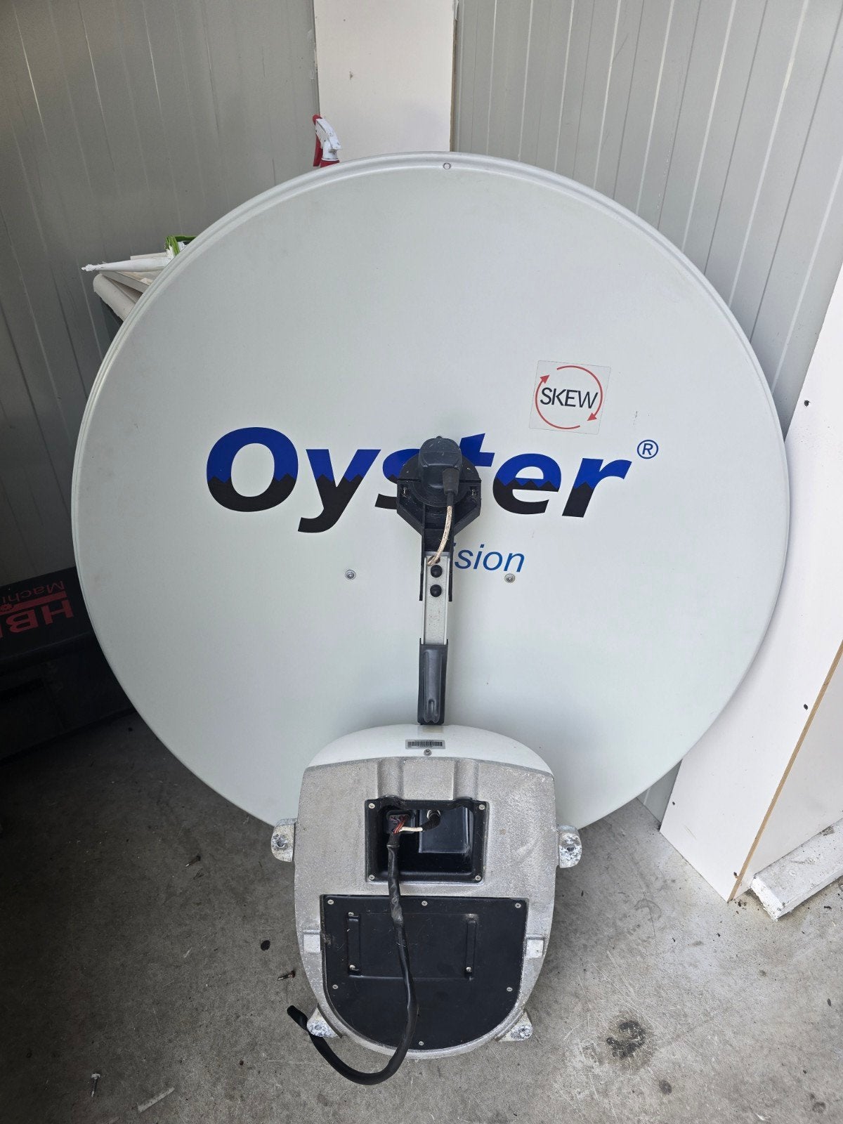 Oyster Vision Camper Schotel - Automatische Satelliet, Caravans en Kamperen, Camper-accessoires, Ophalen, Gebruikt