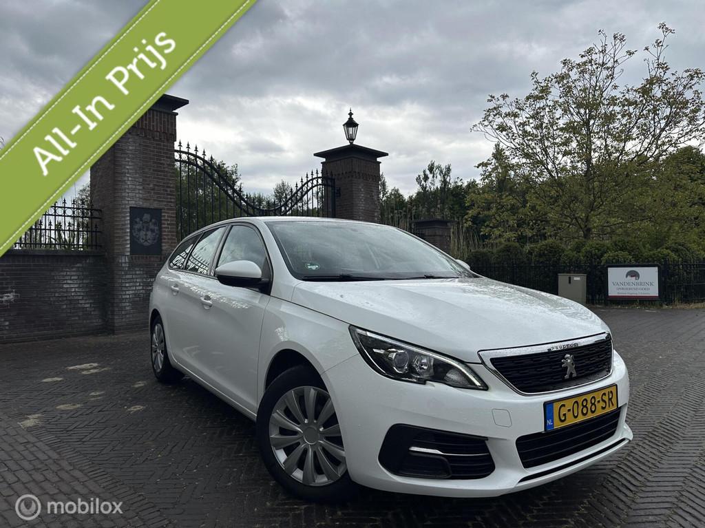 Peugeot 308 SW 1.2 PureTech 2019 NAP Trekhaak Navi LED✅, Voorwielaandrijving, Stof, Gebruikt, 1199 cc