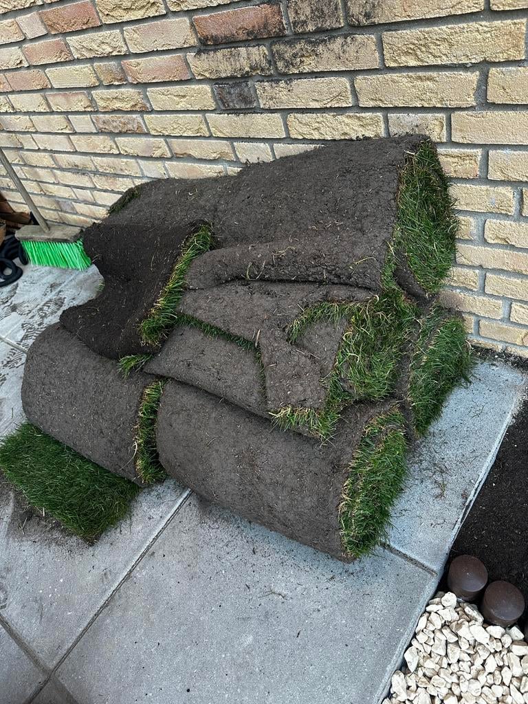 Graszoden 7 stuks 40x250cm, Tuin en Terras, Gras en Kunstgras, Ophalen, Zo goed als nieuw, Minder dan 10 m²