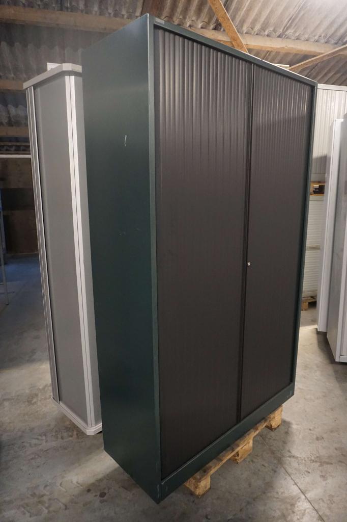 Ahrend archiefkast roldeurkast dossierkast kantoorkast, Gebruikt, 100 tot 150 cm, Niet ingevuld, Meerdere deuren