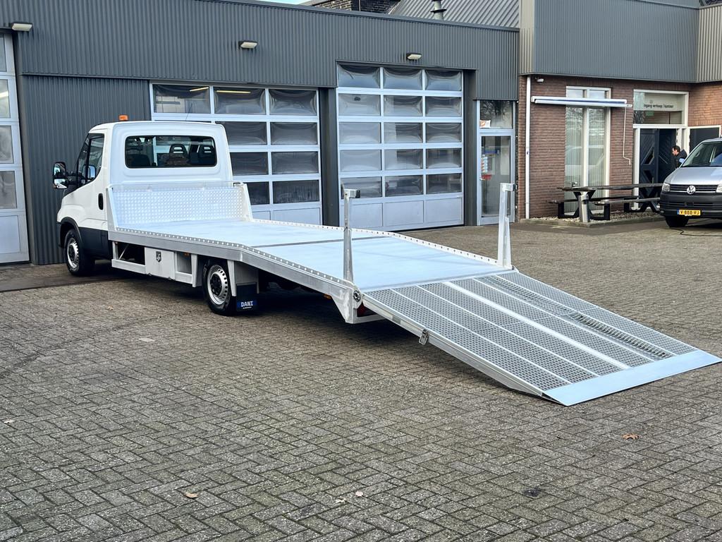 Iveco Daily 35S14 2.3 Autotransporter Tijhof 5.14 M Airco Cr, Auto's, 13 km/l, Gebruikt, Iveco, Wit