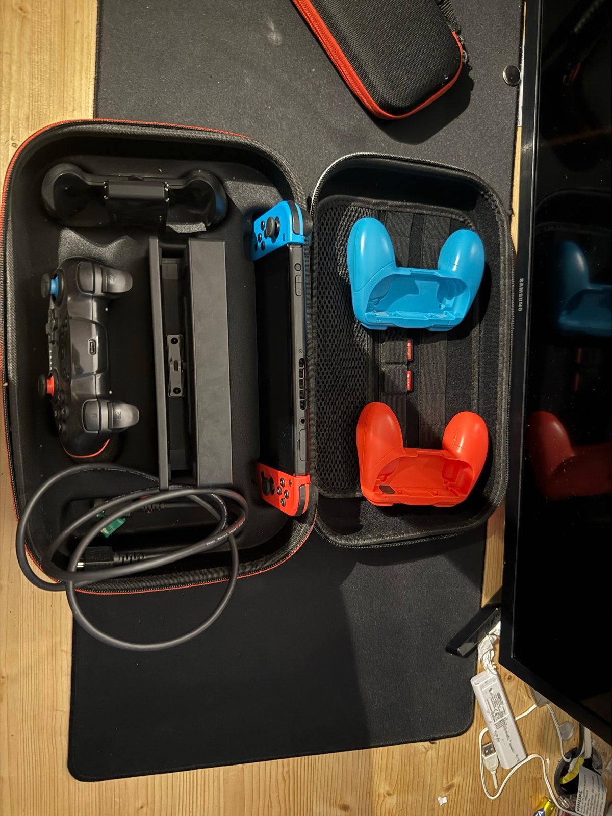 Nintendo Switch Original met extra controllers en games, Met games, Ophalen of Verzenden, Zo goed als nieuw, Switch Original