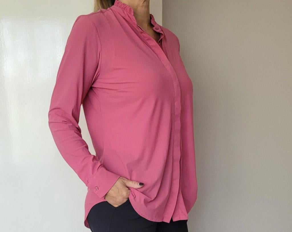 Studio Anneloes Roosje blouse XL Roze Travelstof top, Studio Anneloes, Maat 46/48 (XL) of groter, Ophalen of Verzenden, Zo goed als nieuw