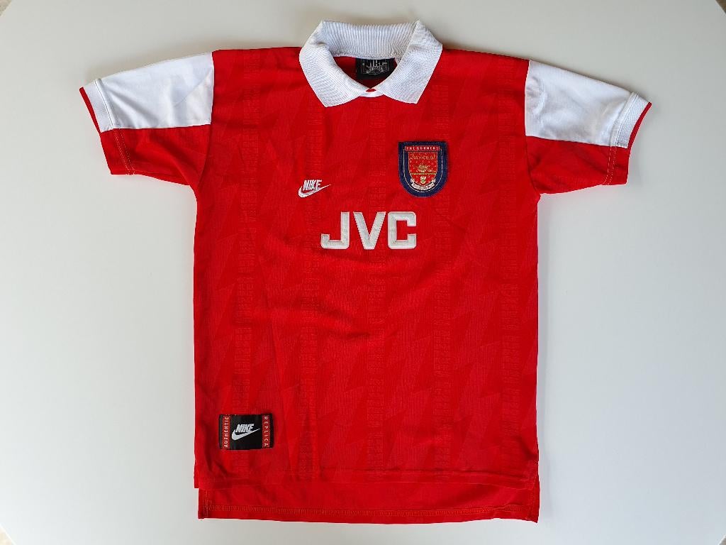 Voetbalshirt Arsenal 1994-1996 (Nike, kindermaat L), Ophalen of Verzenden, Gebruikt, Buitenlandse clubs, Shirt