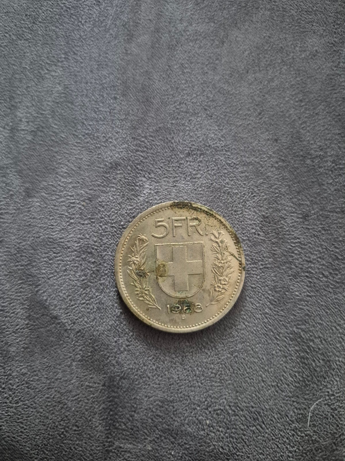 Zwitserse 5 Franken munt 1968 - Zilver, Ophalen of Verzenden, Overige landen, Losse munt, Zilver