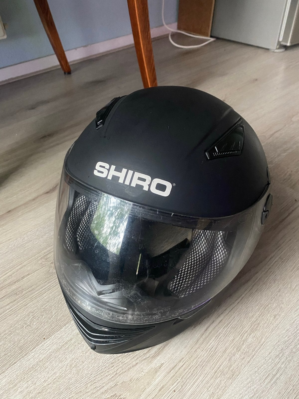Shiro SH-830 Integraalhelm Matzwart, Heren, Integraalhelm, S, Tweedehands