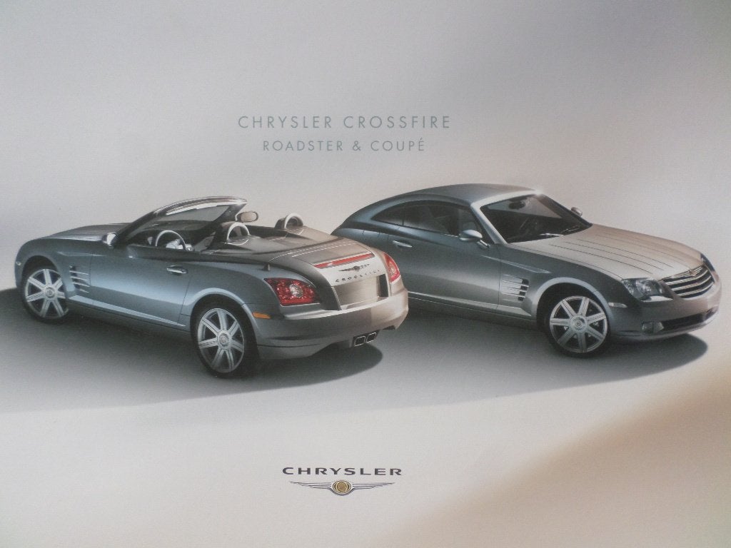 Chrysler Crossfire Coupe & Roadster 2004 Brochure, Ophalen of Verzenden, Zo goed als nieuw, Overige merken