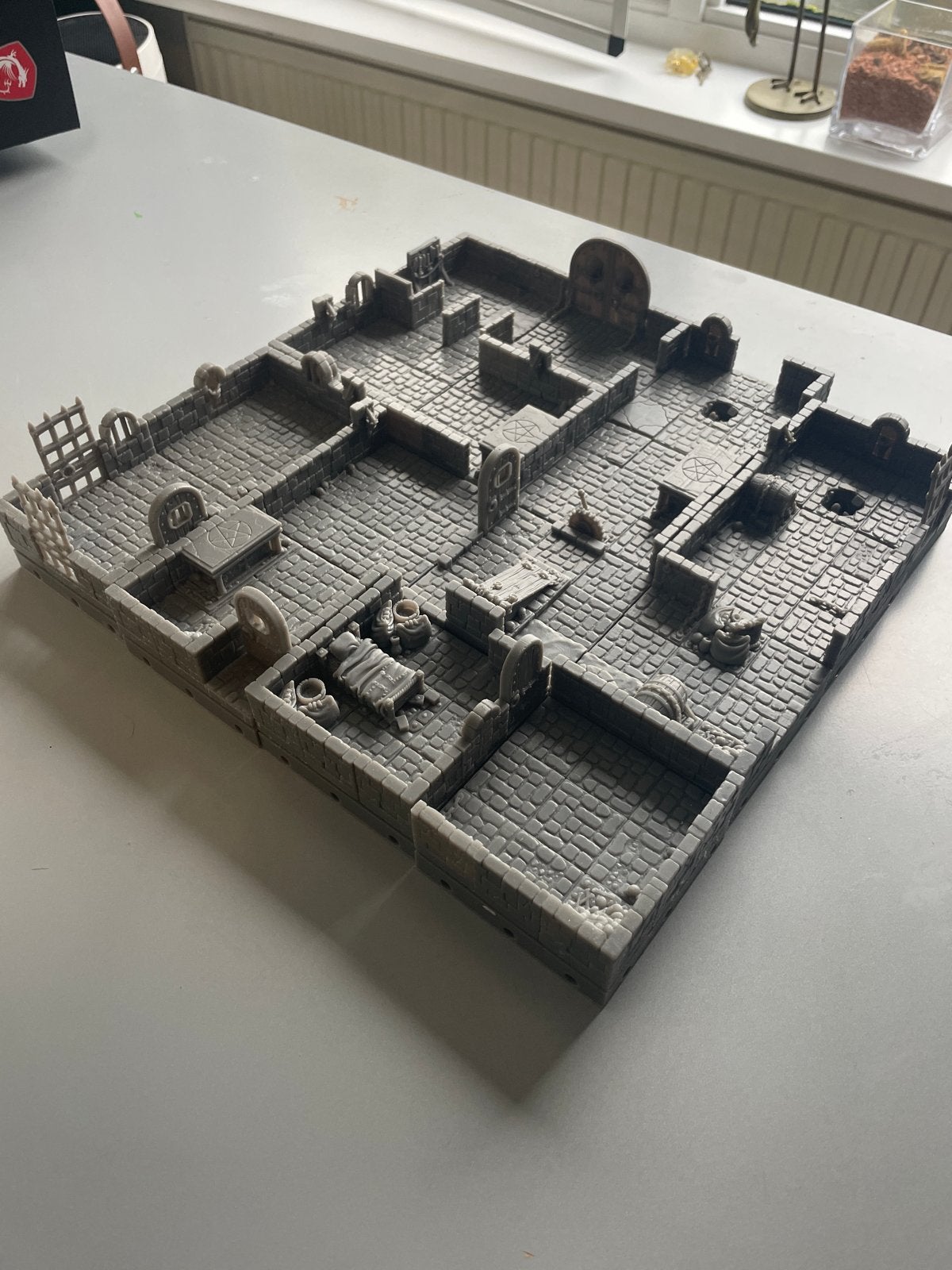 Modulair 3D Geprint Terrein voor TTRPG's (D&D, Pathfinder), Ophalen of Verzenden, Zo goed als nieuw