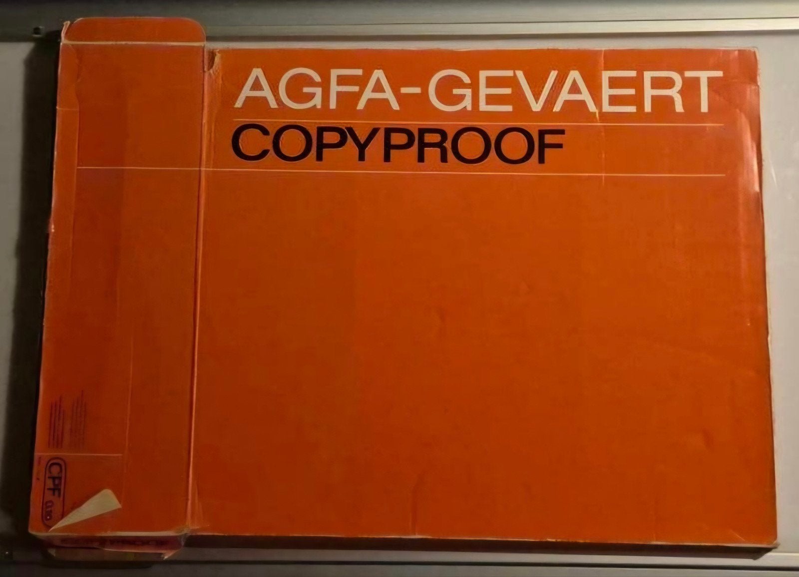 AGFA-GEVAERT COPYPROOF, Ophalen