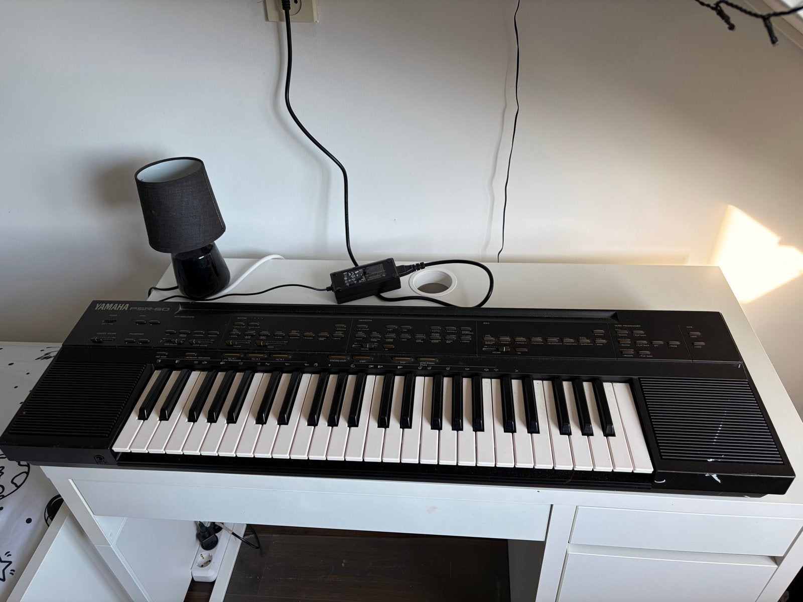 Yamaha PSR-60 Keyboard - Vintage Synthesizer, Ophalen, 61 toetsen, Gebruikt, Midi-aansluiting