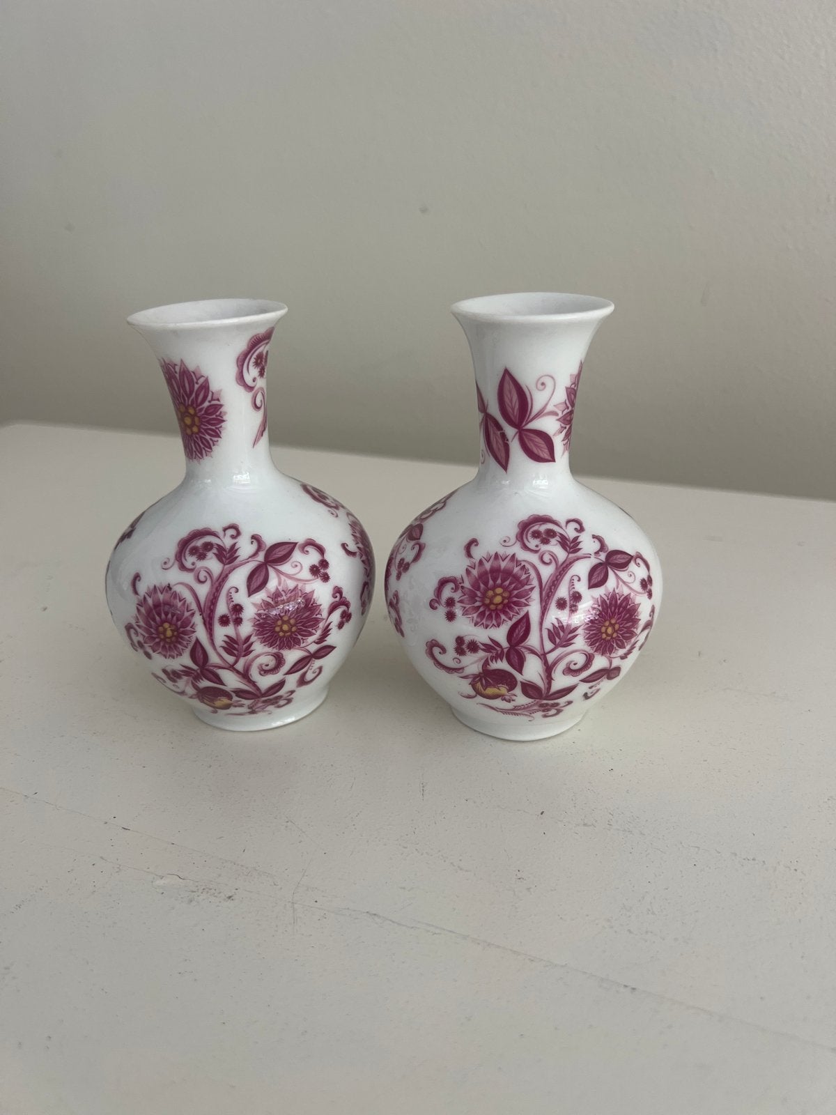Set van 2 Schumann Arzberg Bavaria porseleinen vaasjes, Ophalen of Verzenden