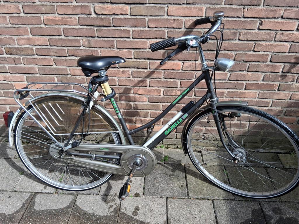 Gazelle Damesfiets met 3 Versnellingen, Velgrem, Versnellingen, Ophalen of Verzenden, Gazelle