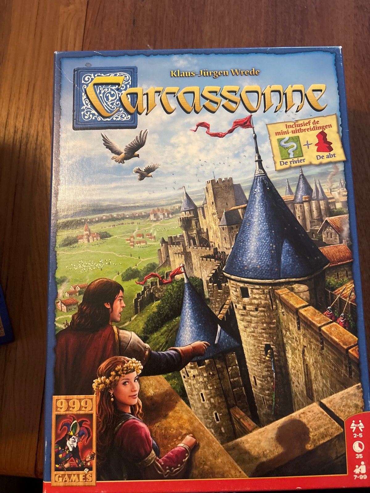 Carcassonne bordspel inclusief mini-uitbreidingen, Drie of vier spelers, Ophalen of Verzenden, Zo goed als nieuw