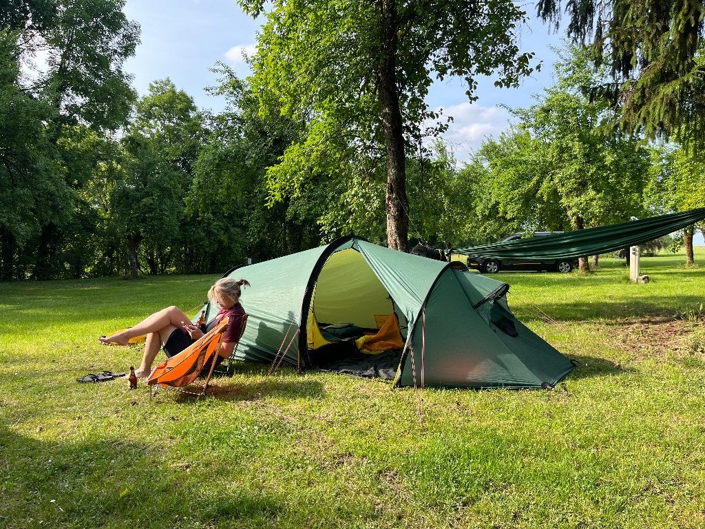 Hilleberg Nallo 3 GT + Footprint, Ophalen, Zo goed als nieuw, Tot en met 3