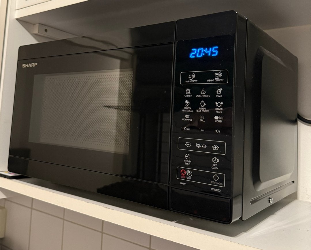 SHARP Magnetron 800W 20 Liter, Grill, Ophalen of Verzenden, Draaiplateau, Magnetron