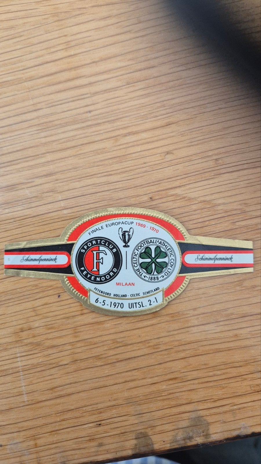 Sigarenbanden Feijenoord, Ophalen, Zo goed als nieuw, Sigarenbandjes