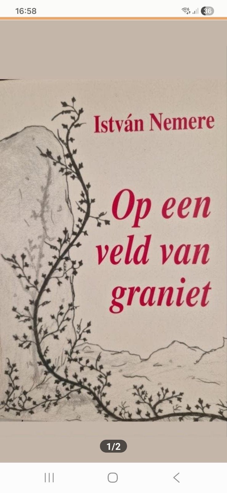 István Nemere - Op een veld van graniet, Ophalen of Verzenden, 20e eeuw of later, Gelezen, István Nemere