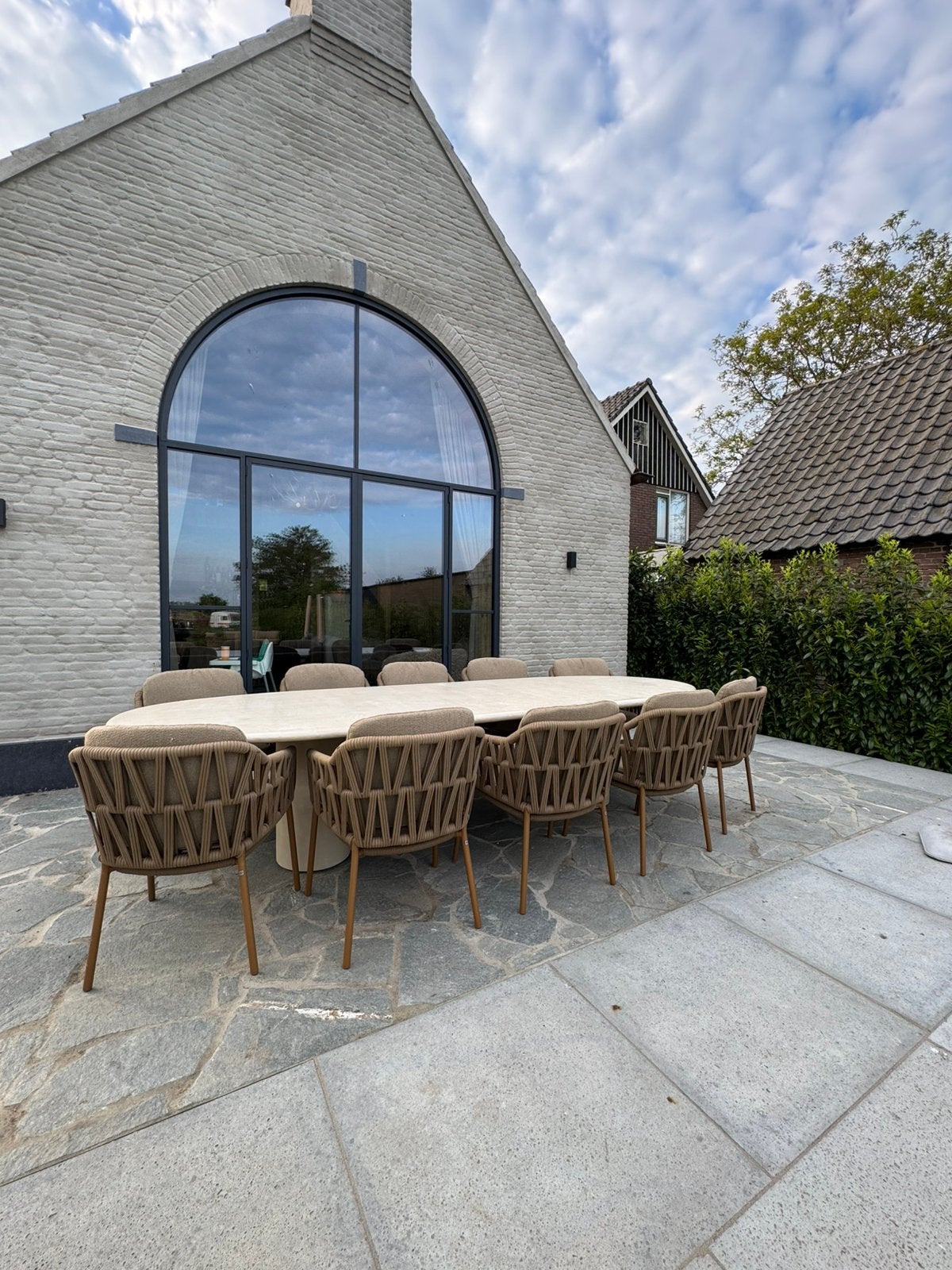 Actie model Biarritz tuinset 4 Seasons outdoor 10-personen, Ophalen of Verzenden, Nieuw