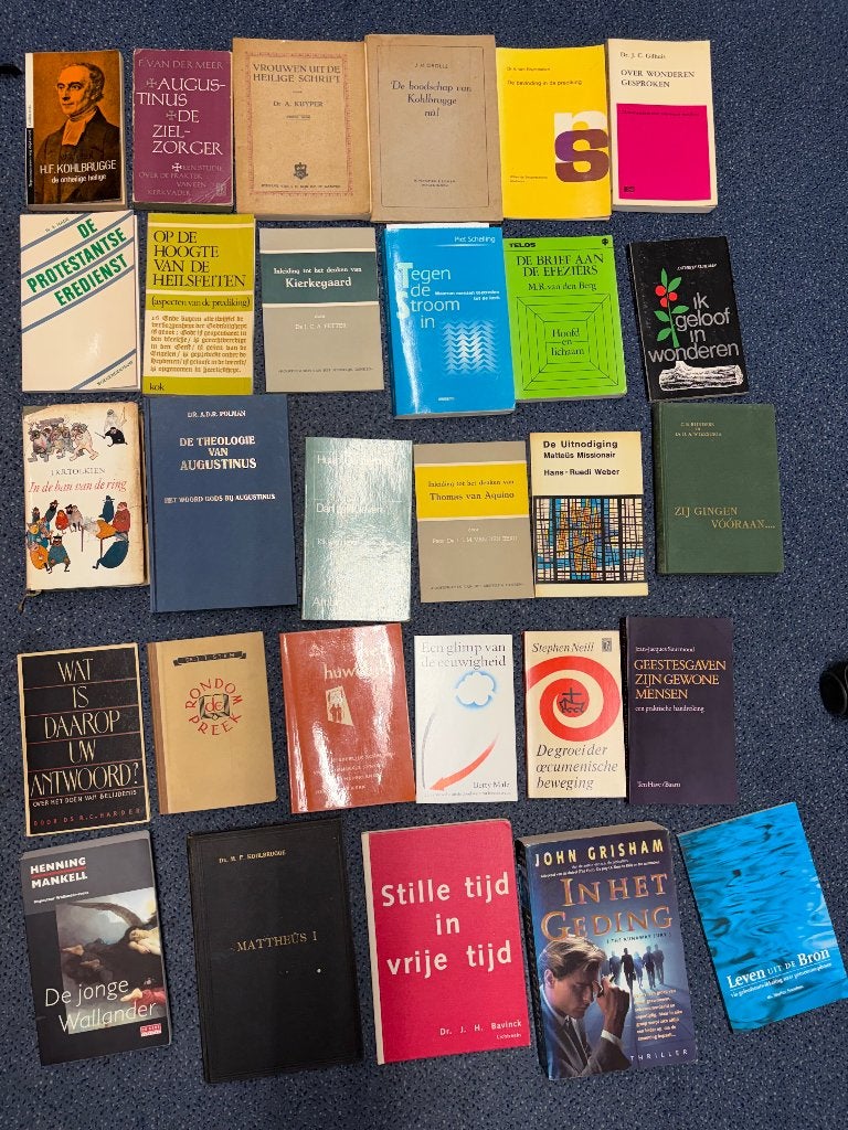 Grote collectie theologische en religieuze boeken, Gelezen, Ophalen of Verzenden, Overige religies, Diverse auteurs