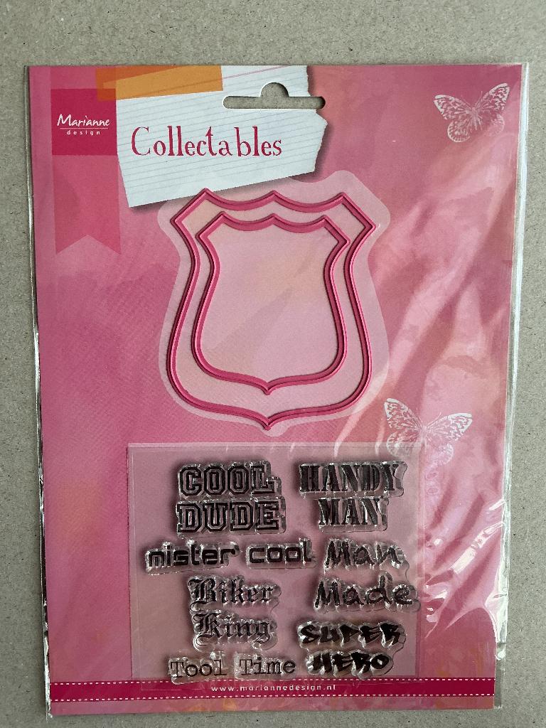 Marianne Design Collectables 1343, Hobby en Vrije tijd, Kaarten | Zelf maken, Ophalen of Verzenden, Nieuw, Overige thema's, Pons of Mal