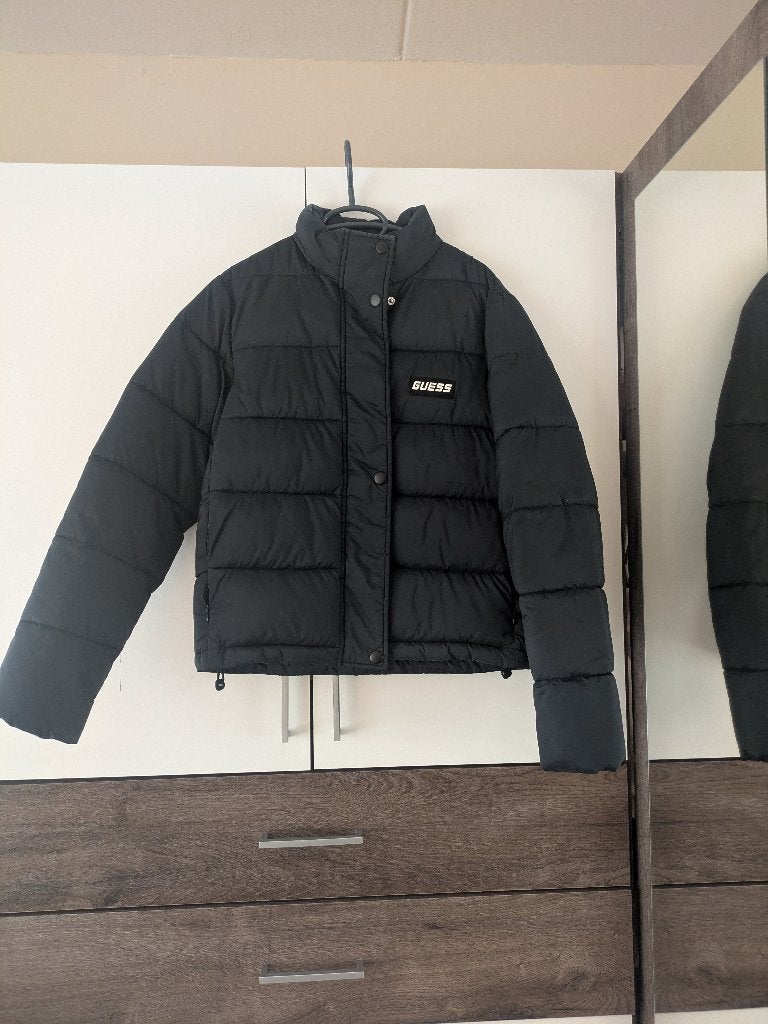 Guess winterjas, Guess, Zwart, Ophalen of Verzenden, Zo goed als nieuw