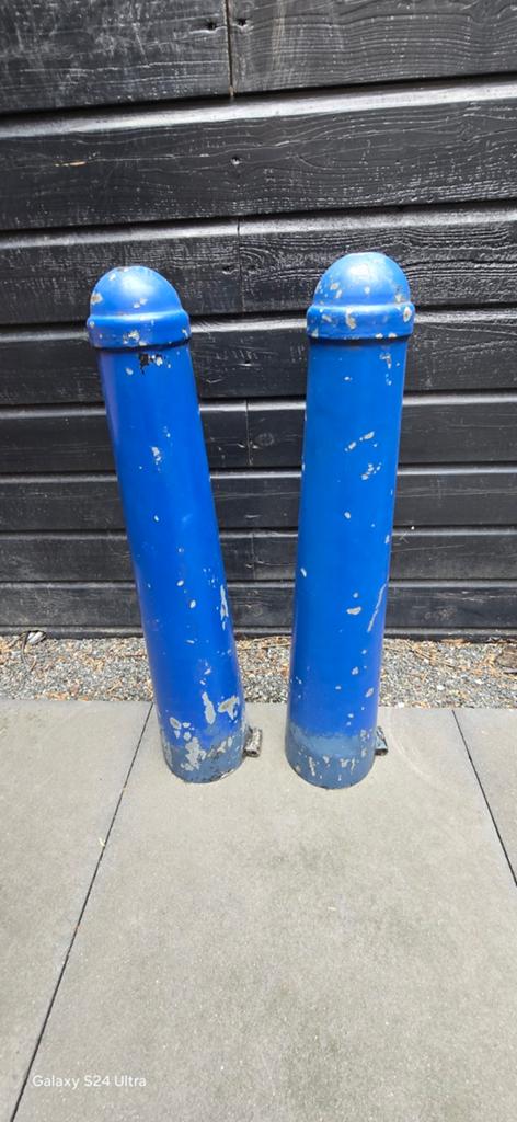 2 Amsterdammertjes, Tuin en Terras, Palen, Balken en Planken, Ophalen, Gebruikt, Minder dan 180 cm, Palen