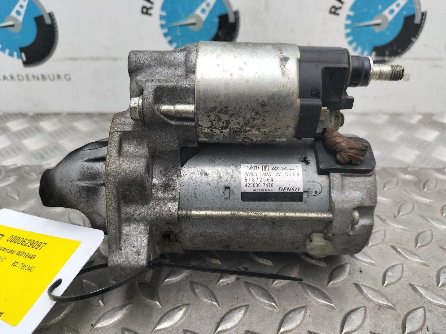 FIAT PANDA 0.9 TwinAir Popstar  STARTMOTOR 2017, Ophalen of Verzenden, Gebruikt, Stiba lid