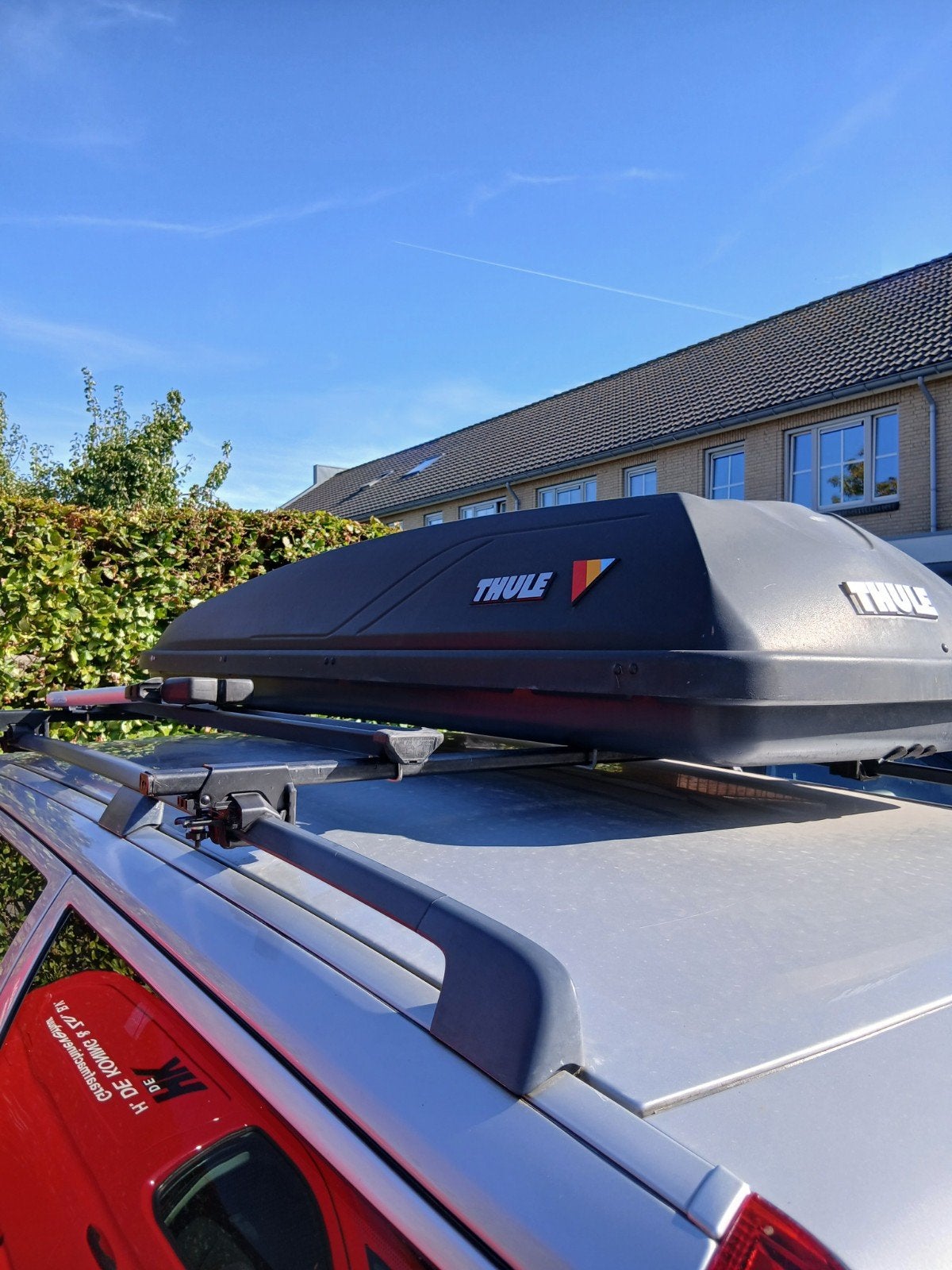 dakkoffer izgst met nw slot en gasveertjes, Auto diversen, Dakkoffers, Ophalen, Zo goed als nieuw