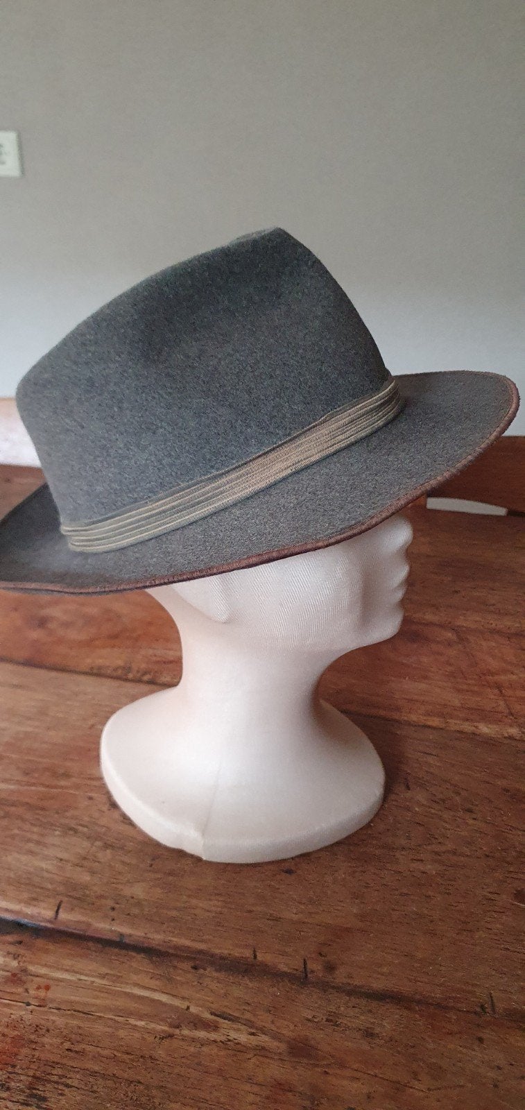 Nettuno vilthoed gleufhoed fedora, Hoed, Ophalen of Verzenden, 57 cm (M, 7⅛ inch) of minder, Nettuno
