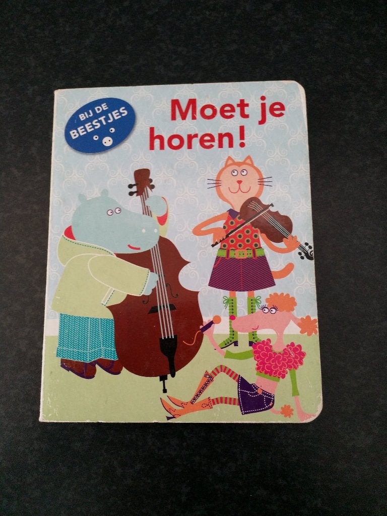 Bij de beestjes - Moet je horen (blokboekje voor 3-6 jaar), Hema, Fictie algemeen, Jongen of Meisje, Ophalen of Verzenden