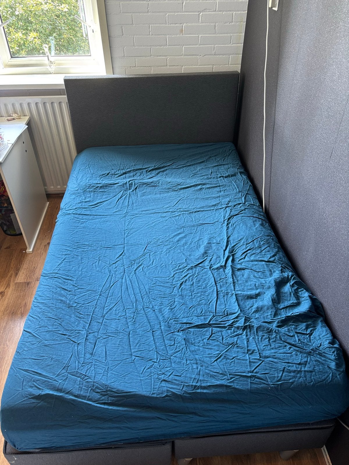 Boxspring 140x200 cm - Pootjes zitten los, Ophalen, Gebruikt, Tweepersoons, 140 cm