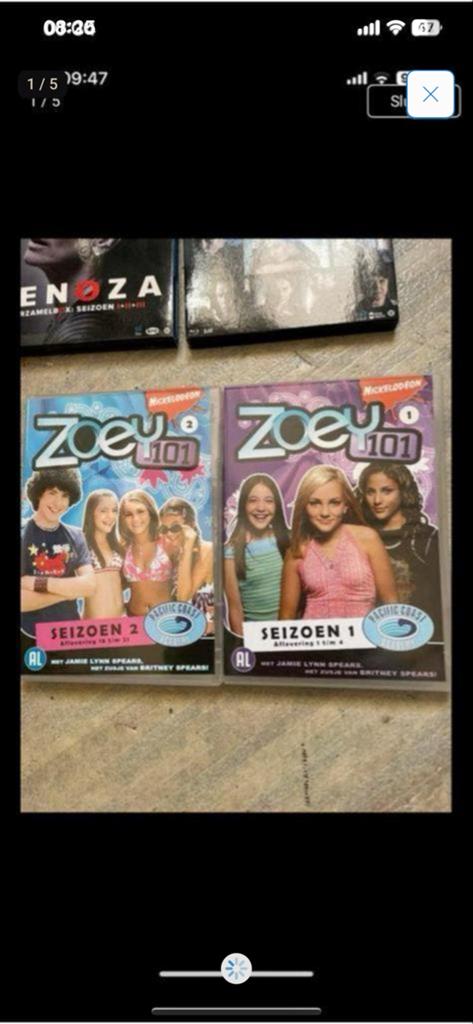 Zoey 101 Seizoen 1 & 2 DVD Boxset - Nickelodeon Serie, Alle leeftijden, Ophalen of Verzenden, Gebruikt, Komedie
