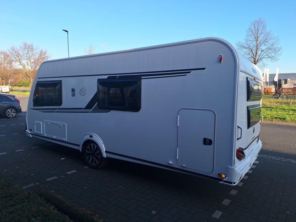 Knaus Sudwind 60 Years 550 FSK INCL MOVER EN FIETSDRAGER, Caravans en Kamperen, Caravans, Schokbreker, Overige typen, Bedrijf