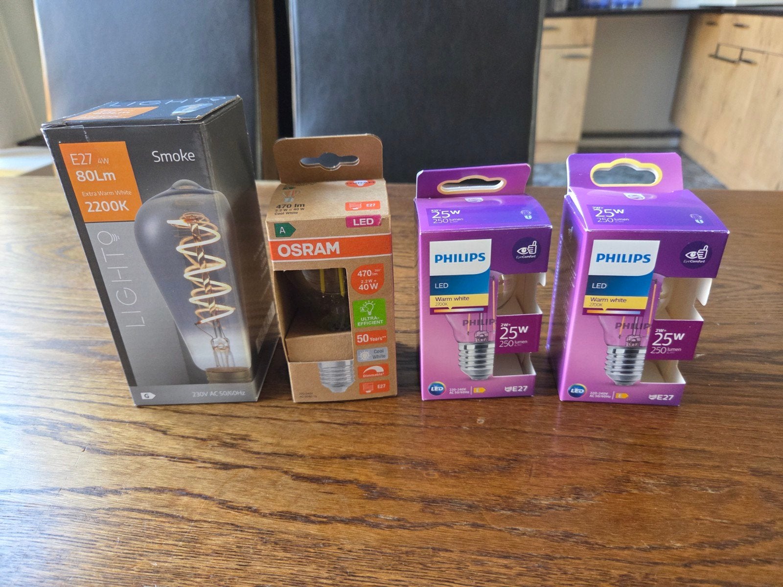 Vier Nieuwe Ongebruikte Led Lampen, Led-lamp, Osram, Dimbaar, Nieuw
