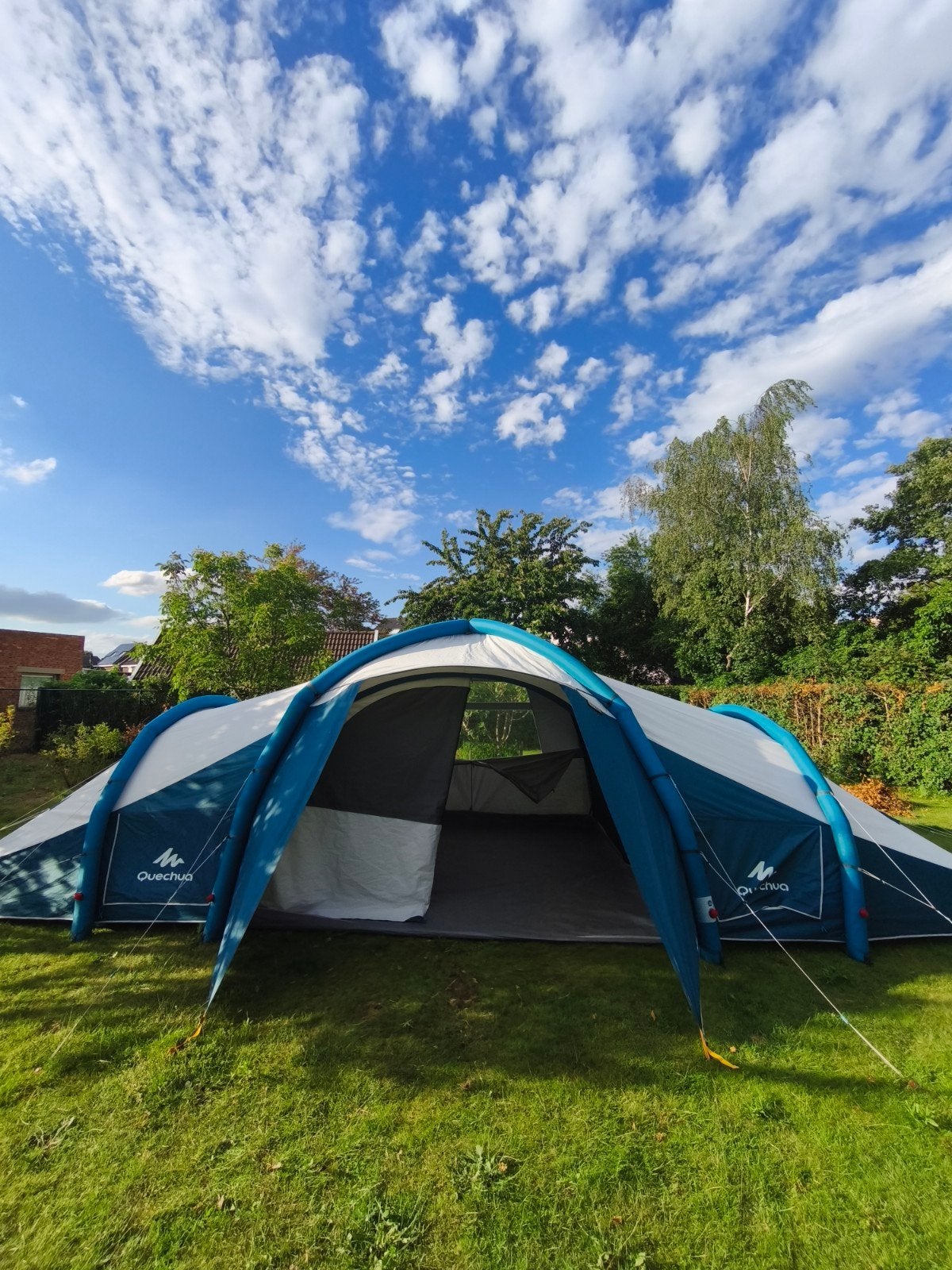 Quechua Air Seconds 8.4 Fresh & Black 8-persoons tent, Ophalen, Gebruikt, Meer dan 6