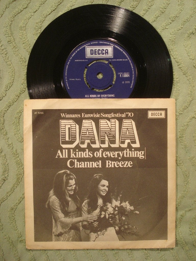 Dana 7" Vinyl Single: ‘All kinds of everything’ (Nederland), Ophalen of Verzenden, Zo goed als nieuw, 7 inch, Pop