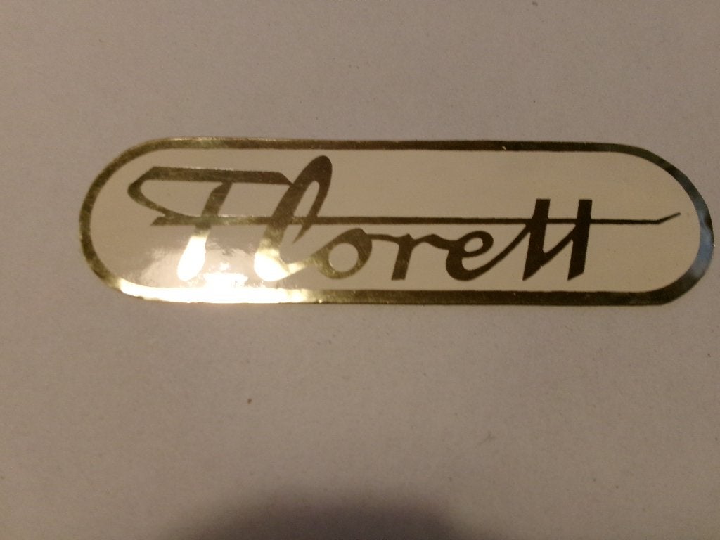 Florett stickers (maten ongeveer 140mm/38mm), Ophalen of Verzenden, Nieuw, Overige typen, Florett, Zündapp