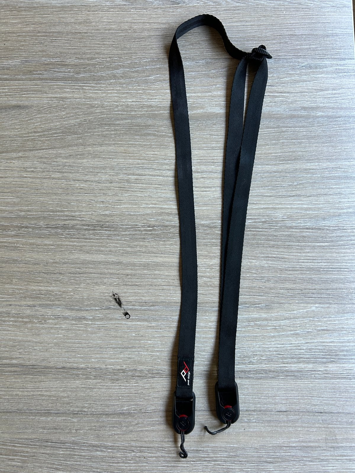 Peak Design Leash camerariem - Zwart, Schouderband, Overige typen, Ophalen of Verzenden, Zo goed als nieuw