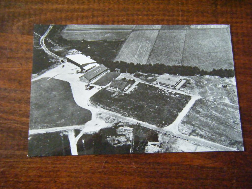 L35 - Terlet - Luchtfoto Vliegveld - Mooi/ Oud, Ophalen of Verzenden, 1960 tot 1980, Gelderland