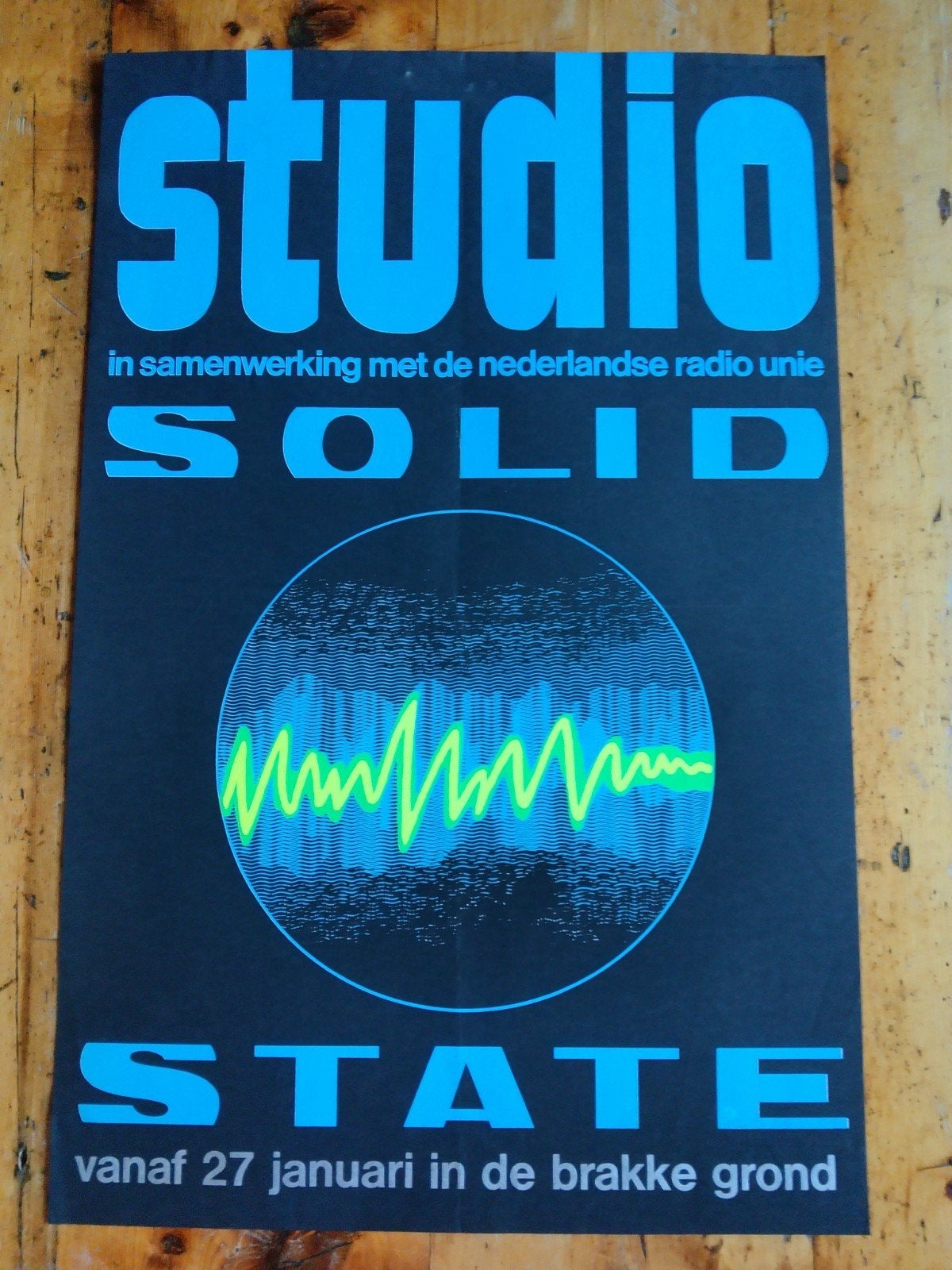 Studio Solid State - Jan Bons zeefdruk, Ophalen of Verzenden, A1 t/m A3, Reclame, Rechthoekig Staand