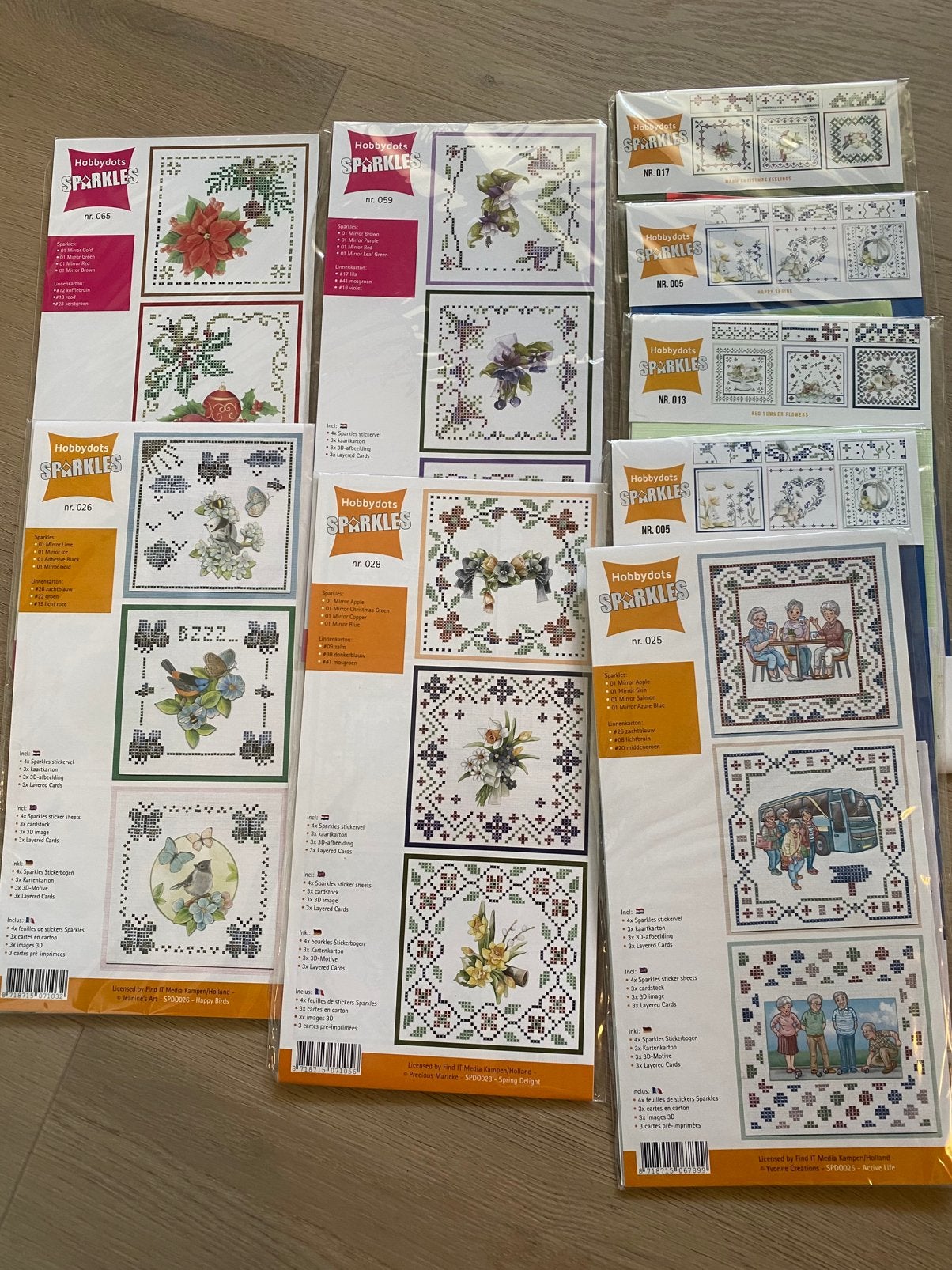9 x Hobbydot Sparkles, Ophalen of Verzenden, Nieuw, Overige thema's, Pons of Mal