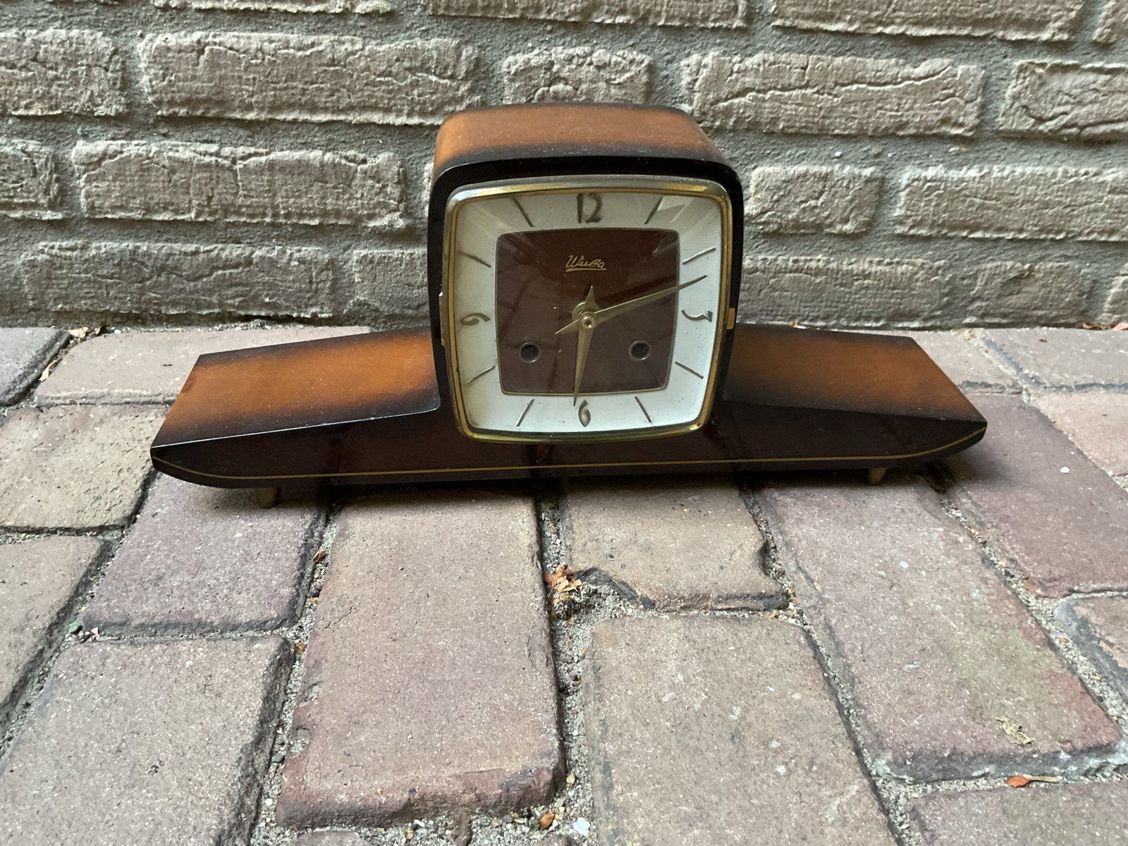 Vintage Welby Tafelklok - Jaren '50/'60 Design NIET WERKEND, Ophalen of Verzenden