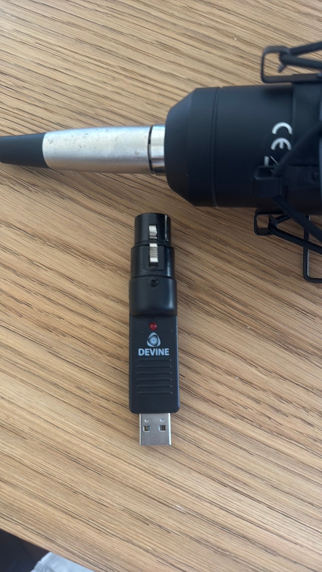 Devine USB-condensatormicrofoon, Muziek en Instrumenten, Microfoons, Ophalen of Verzenden, Zo goed als nieuw, Studiomicrofoon