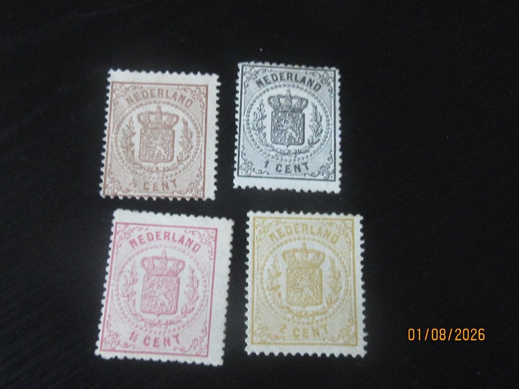 Nico Kavel Wapenzegels zonder gom 1869, Ophalen of Verzenden, T/m 1940, Postfris